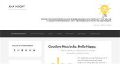 Desktop Screenshot of ahainsight.net