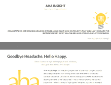 Tablet Screenshot of ahainsight.net